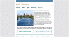 Desktop Screenshot of beanfoundation.org